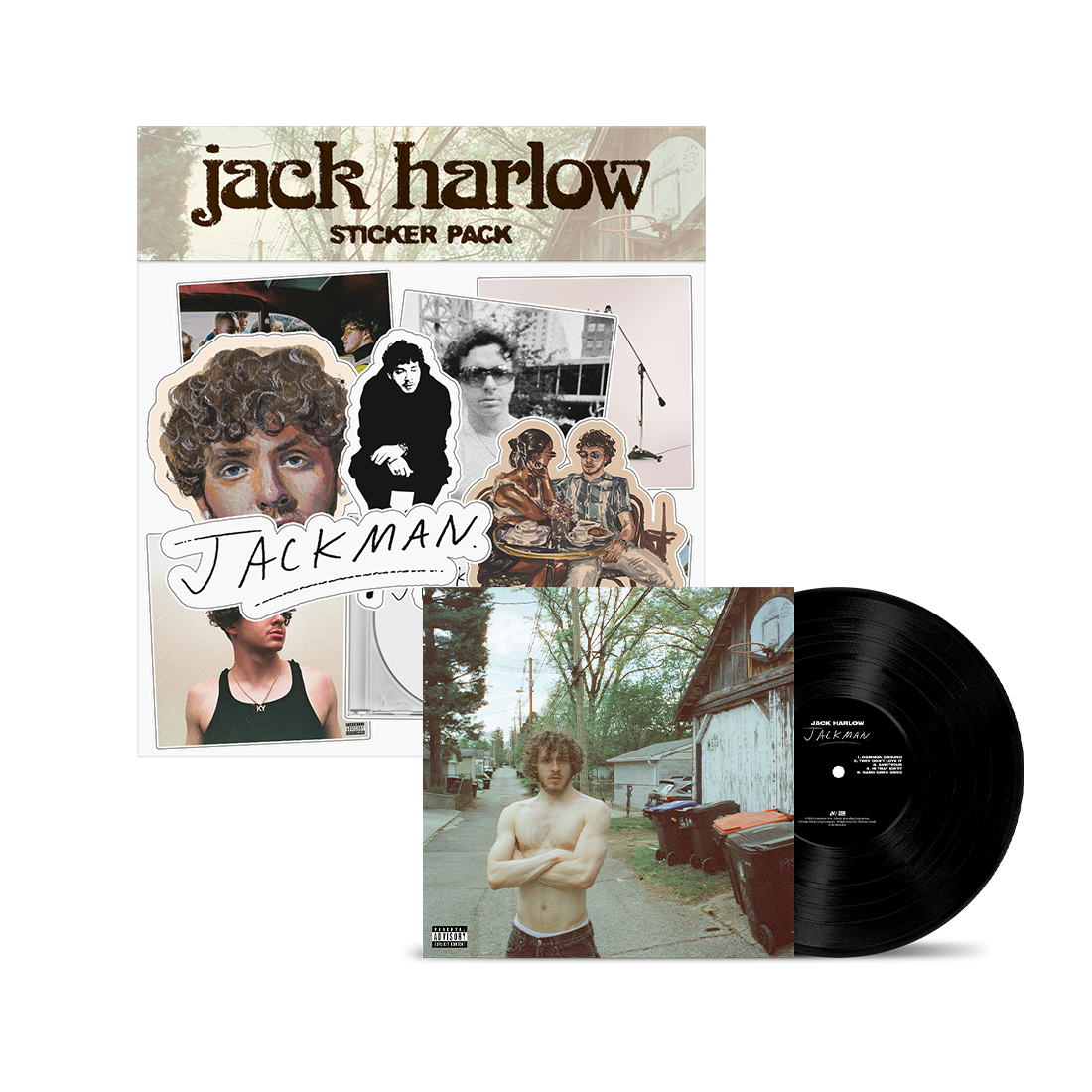 Jackman. Vinyl + Sticker Set Fan Pack