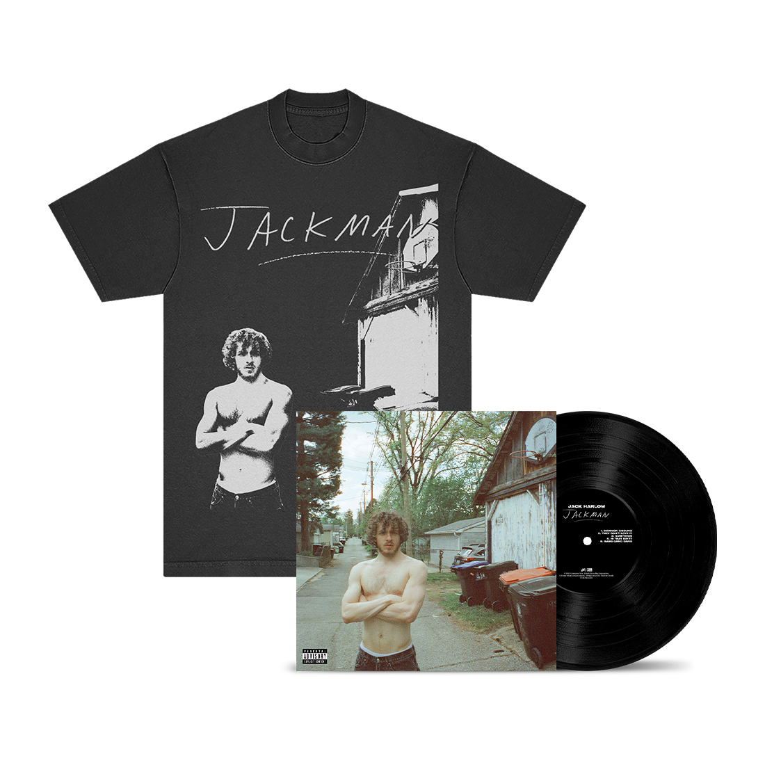 Jackman Vinyl T shirt Fan Pack Jack Harlow Jackman Vinyl T shirt Fan Pack Jack Harlow